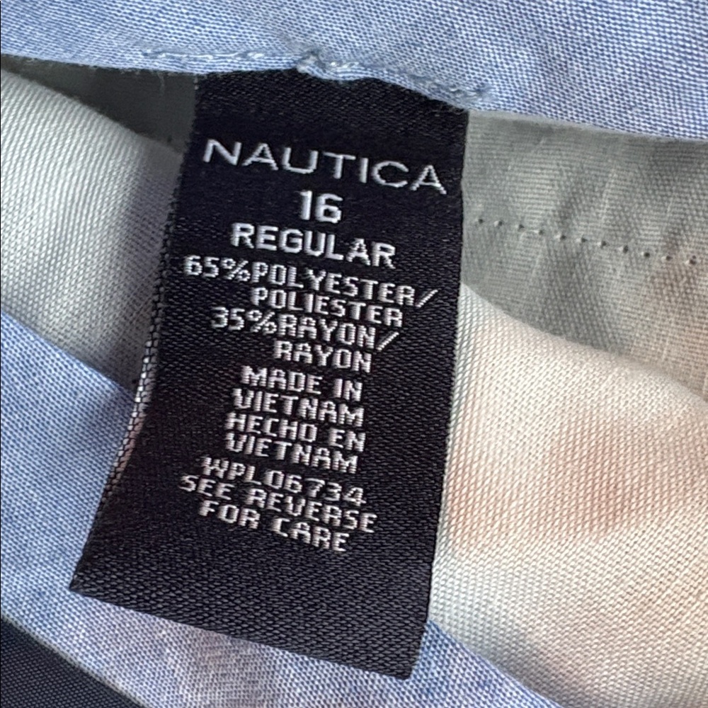 Europa black wool blazer Calvin Klein blue shirt Nautica grey pleated pants EUC - Picture 4 of 6